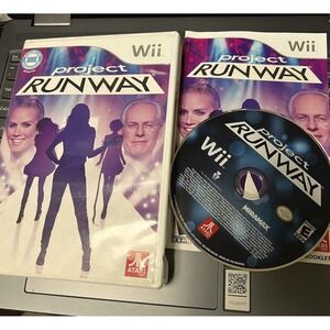 027-008 Project Runway Nintendo  Wii Video Game w/ Manual‎ Case Damage